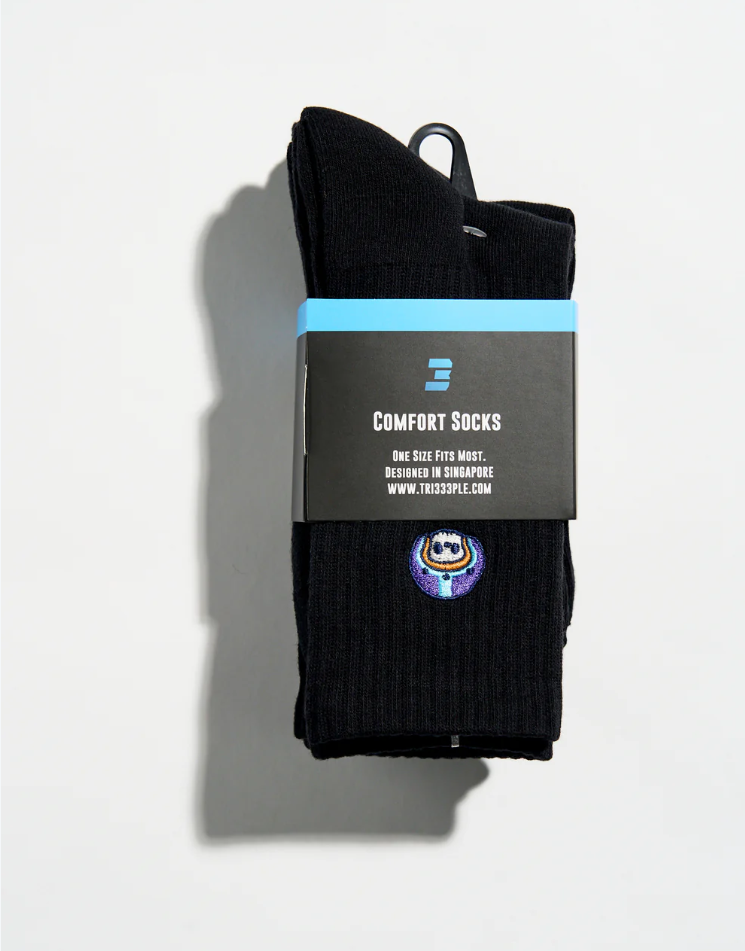 Skully Black Socks NBW