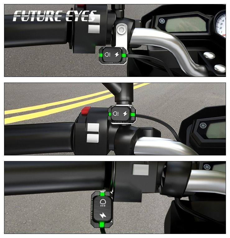 Future Eyes F150S MINI Motorcycle LED Auxiliary Lights