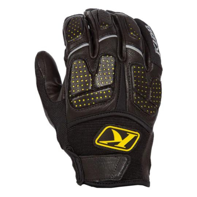 Klim Dakar Pro Black Glove for motorcycles front view