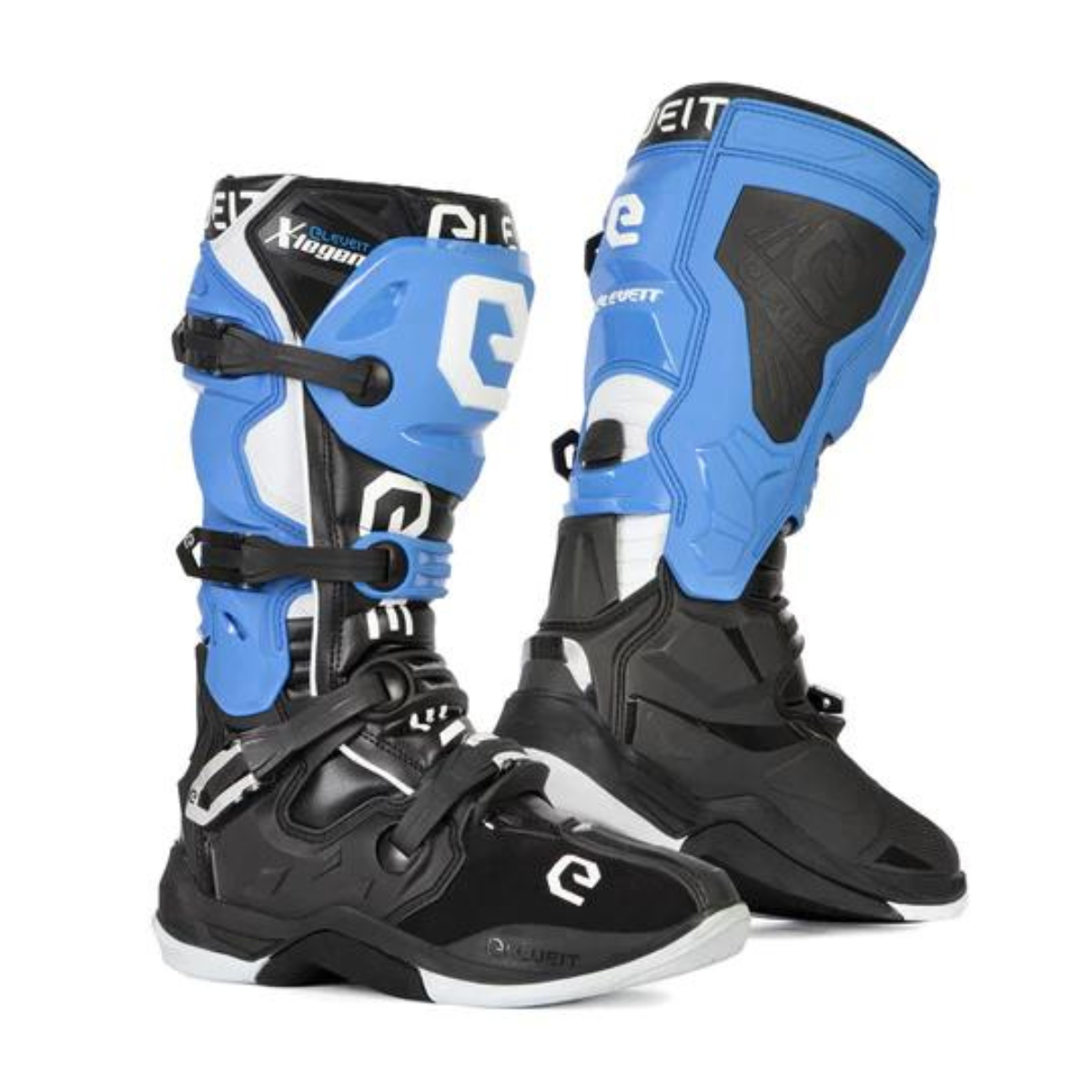 Blue motorcycle boots hotsell