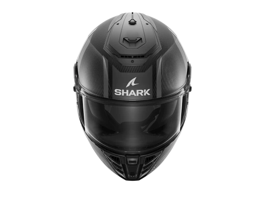 Shark Spartan RS Carbon Shawn Matt Black Grey Helmet top view