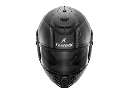 Shark Spartan RS Carbon Shawn Matt Black Grey Helmet top view