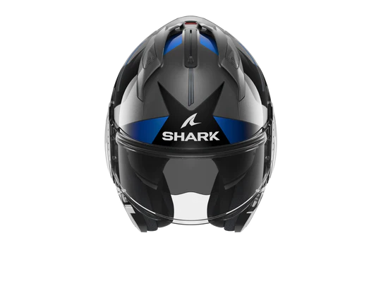 Shark EVO GT Tekline Black Grey Blue Helmet