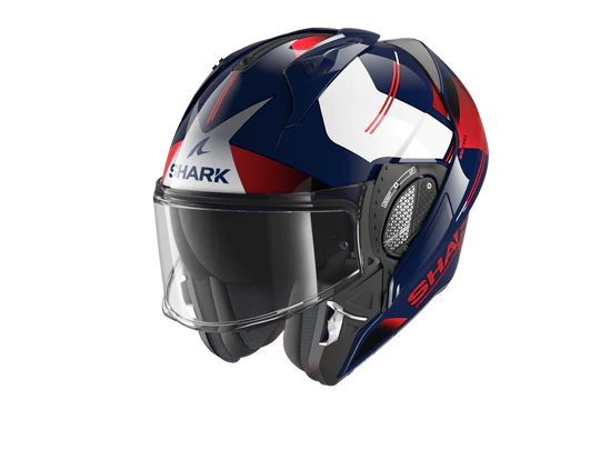 Shark EVO GT Tekline Blue White Red Helmet