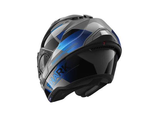 Shark EVO GT Tekline Black Grey Blue Helmet