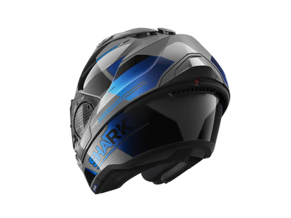 Shark EVO GT Tekline Black Grey Blue Helmet