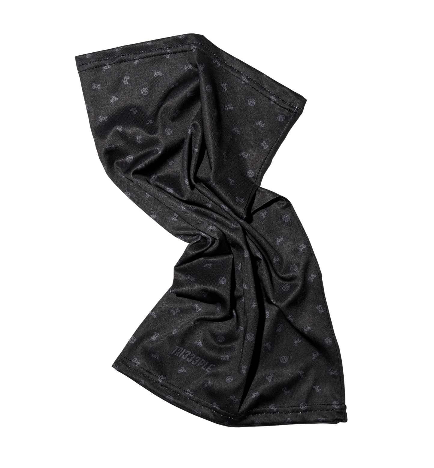 LITE Lycra Headbuff Skull & Bikes Black - Max Cooling & Premium Comfort