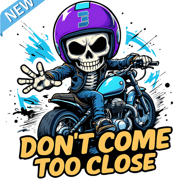 Skully - Don't Come Too Close! Sticker