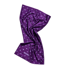 Premium Lycra Headbuff Skull & Bikes Purple