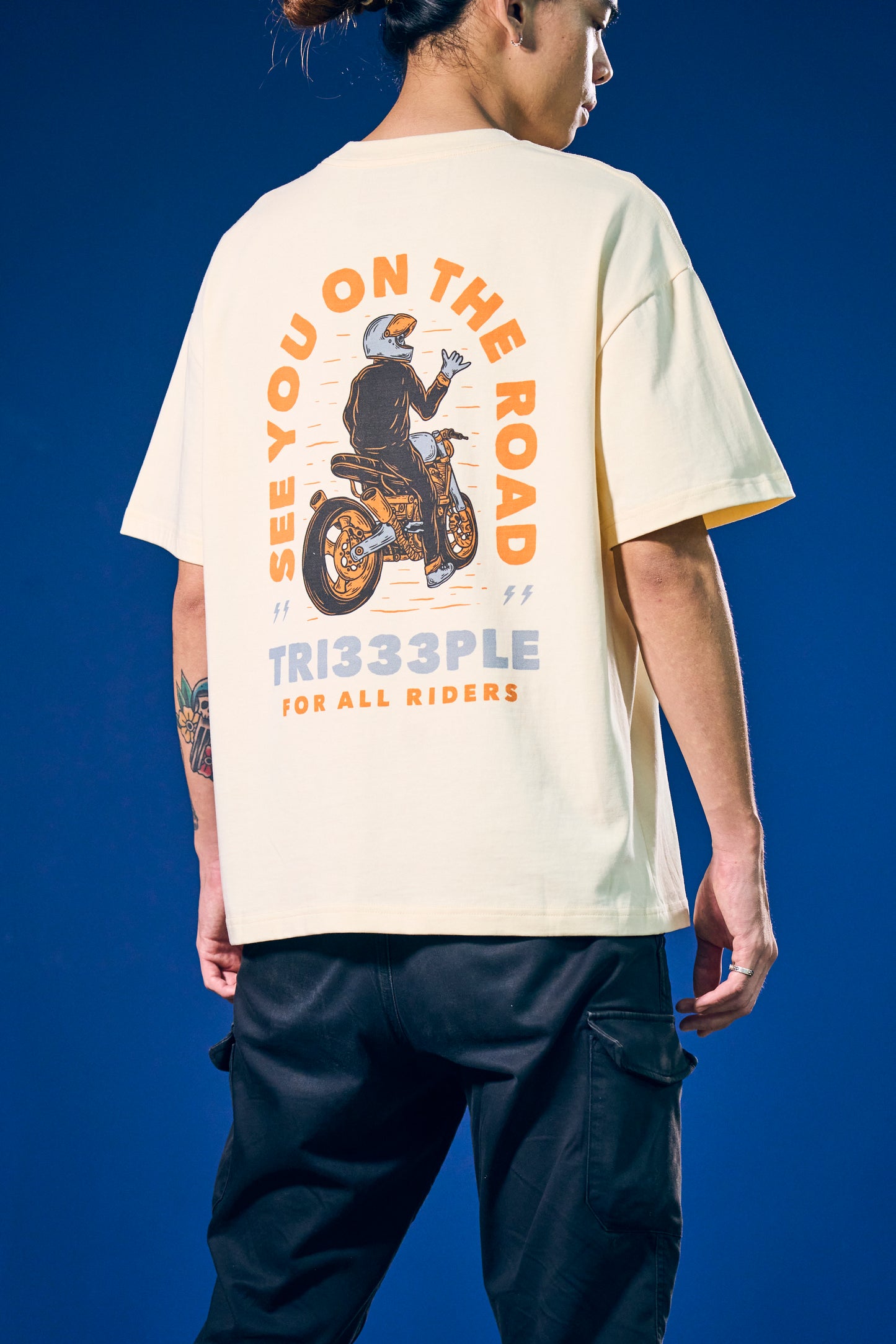 See You On The Road - Retro Skully Oversized T Shirt