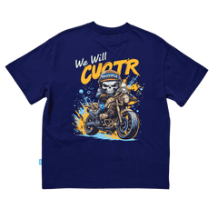 'Adventure Skully' Oversized T Shirt