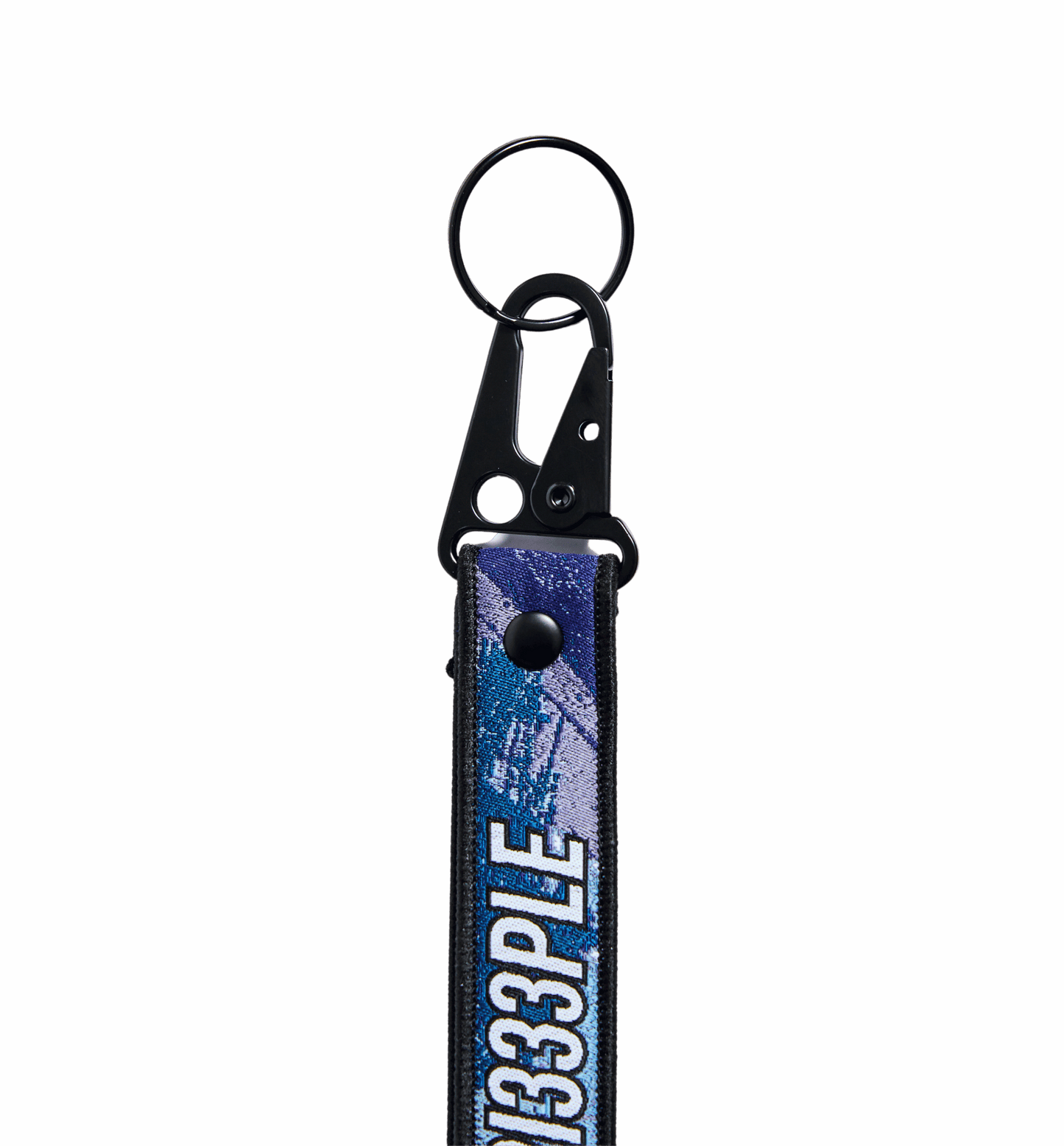 TRI333PLE Keychain Blue