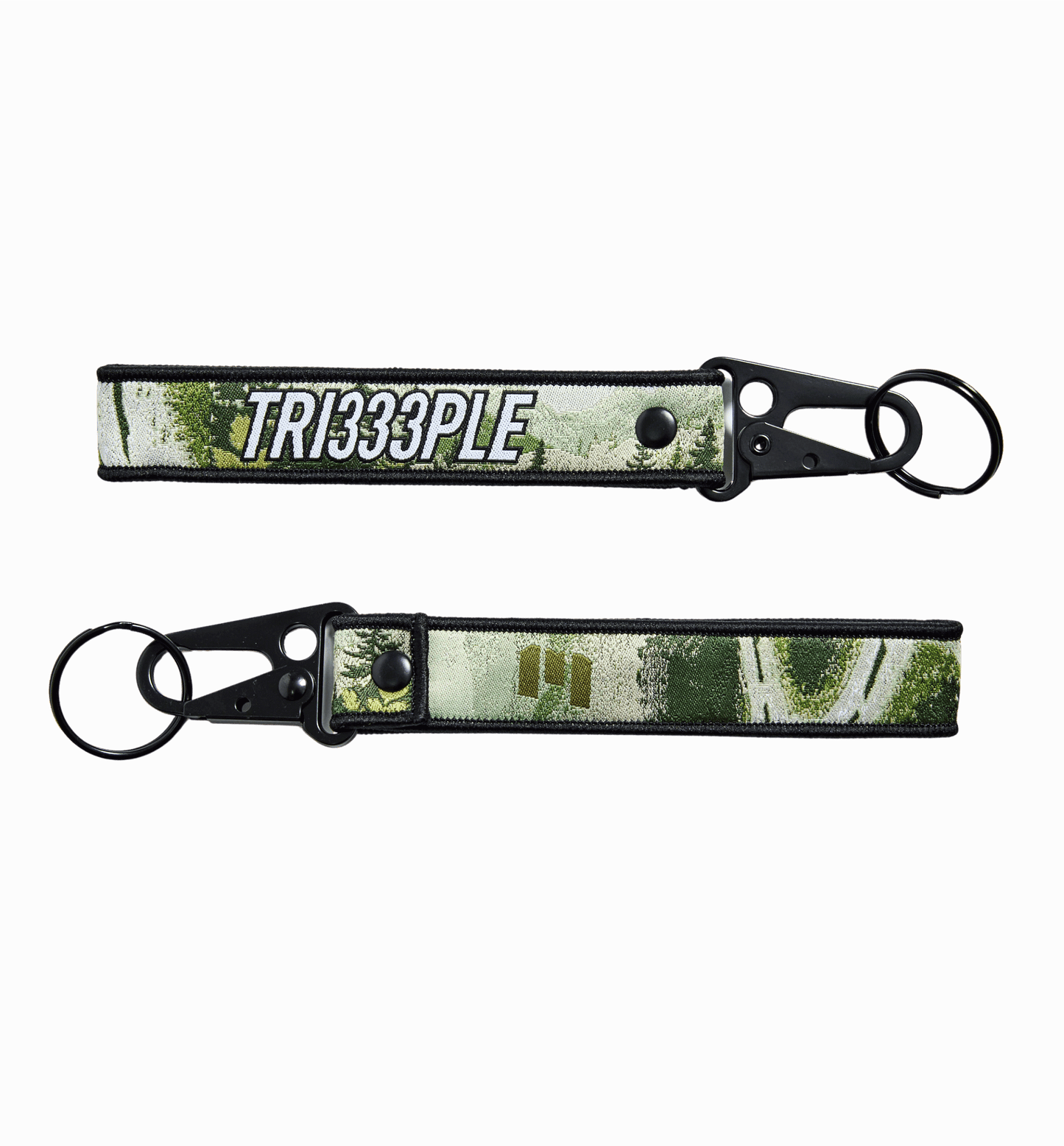 TRI333PLE Keychain Green