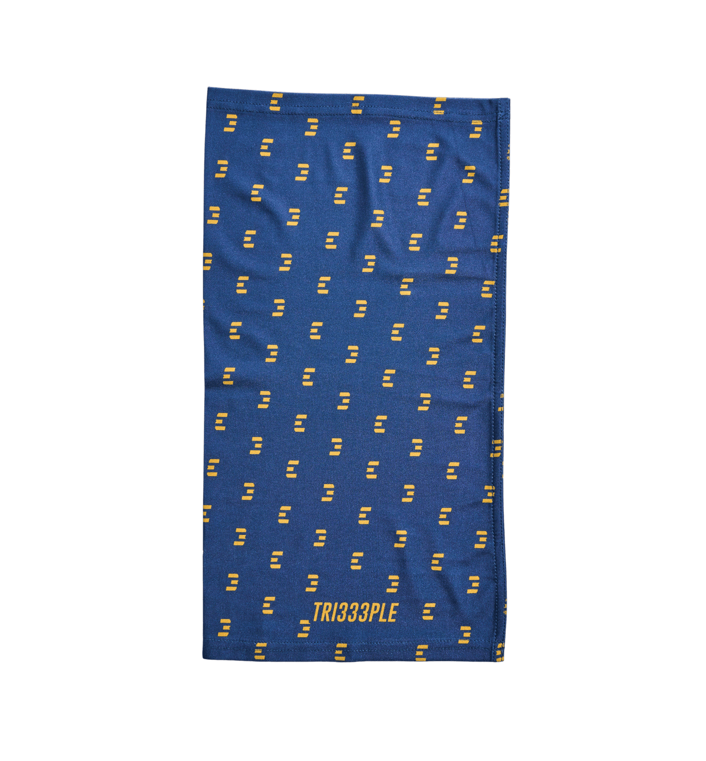 Premium Lycra Headbuff Original Gold Blue