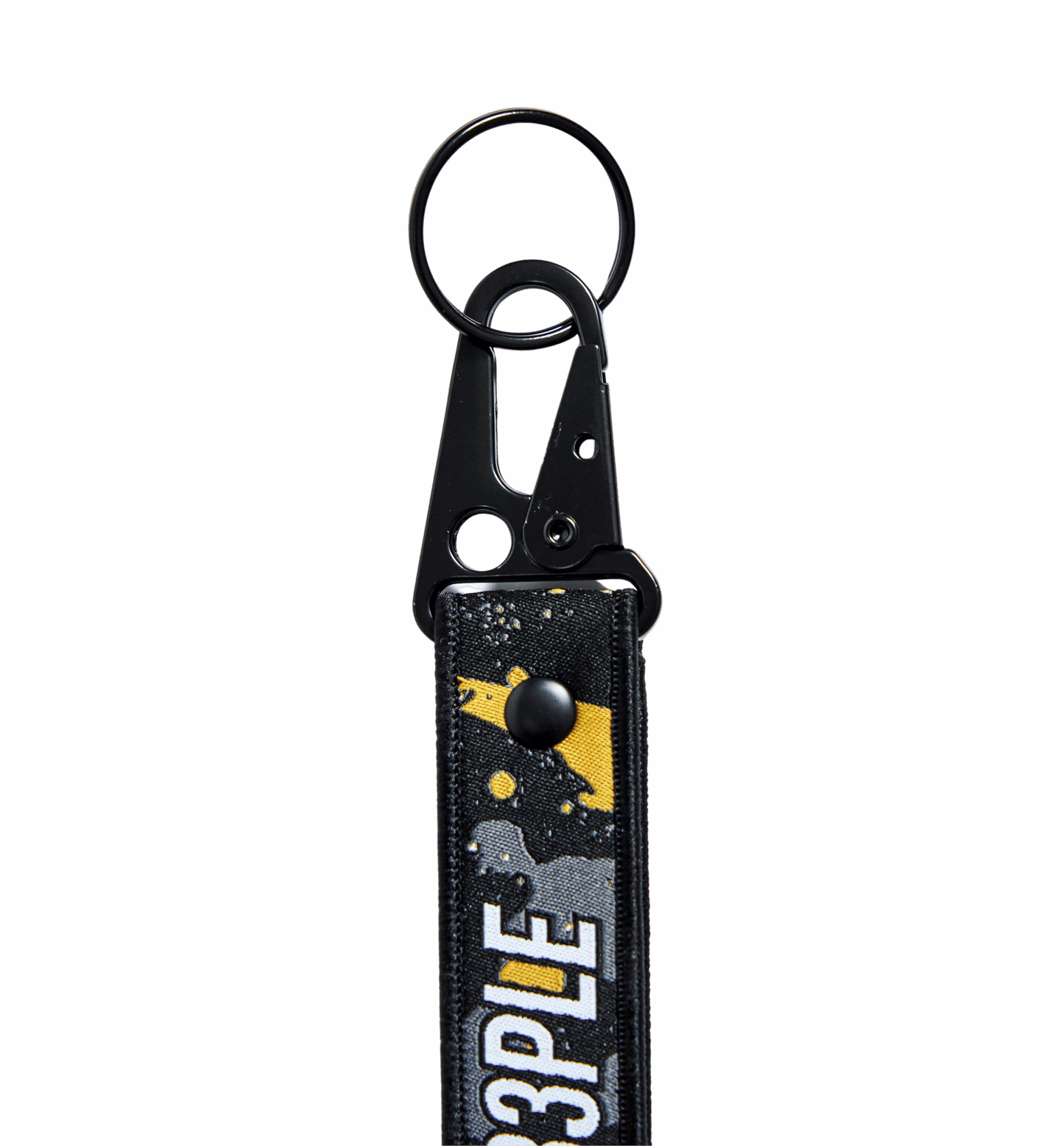 TRI333PLE Keychain Yellow