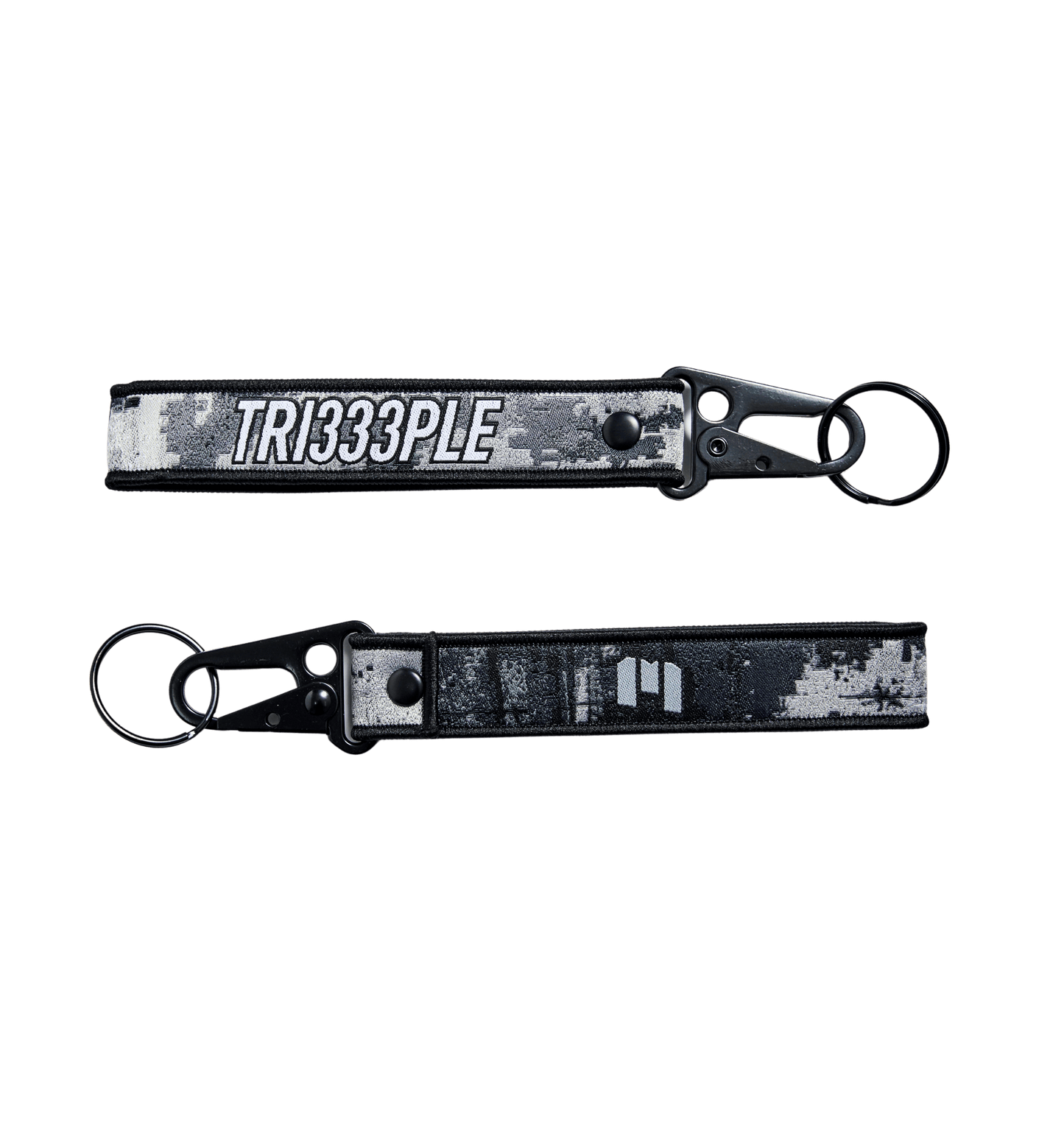 TRI333PLE Keychain Grey