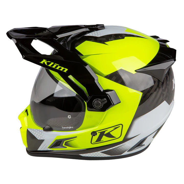Klim Krios Pro ECE/DOT Charger Hi-Vis Motorcycle Helmet Left side view