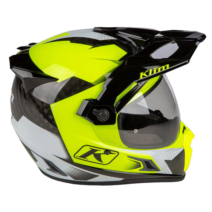 Klim Krios Pro ECE/DOT Charger Hi-Vis Motorcycle Helmet right side view