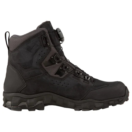 Klim Outlander GTX Stealth Black Boot for motorcycle riding right view