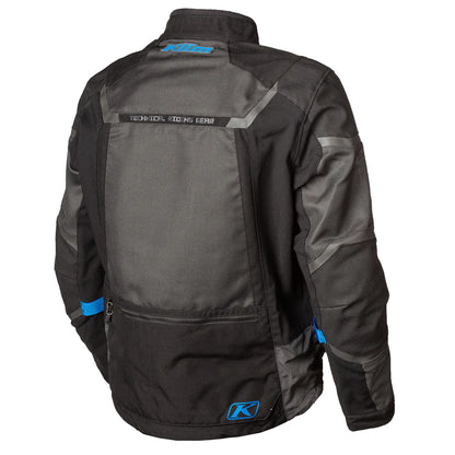 Klim Baja S4 Black - Kinetik Blue Motorcycle Riding Jacket side View