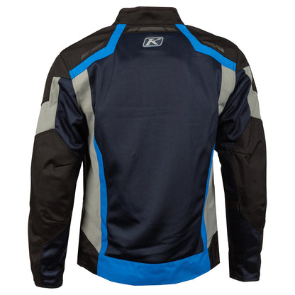 Klim Induction Navy Blue Jacket for motorcycle riding back view