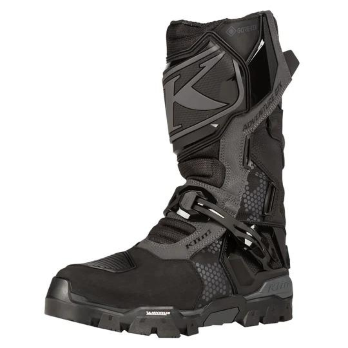 Klim Adventure GTX Stealth Black Boot for motorcycle riding