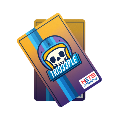 nets flashpay card motorcycle skully