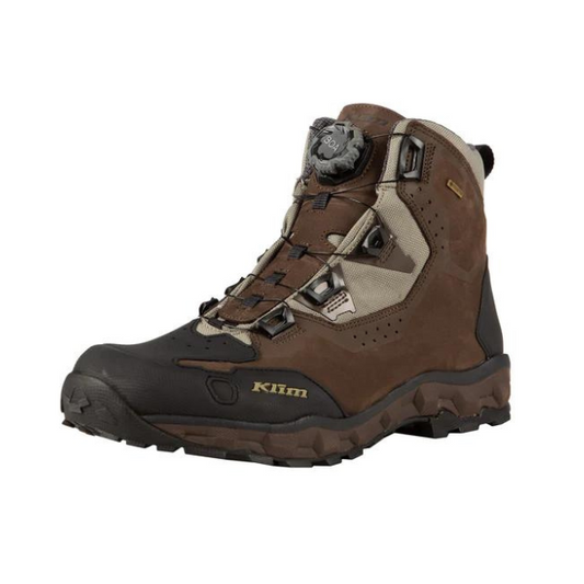 Klim Outlander GTX Chocolate Brown Boot for motorcycle riding main photo