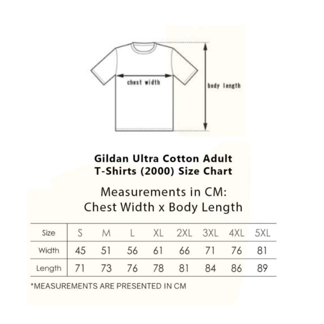 very ok t shirt by tri333ple size chart