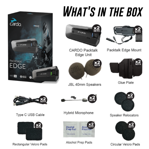 Cardo Packtalk Edge Motorcycle Bluetooth