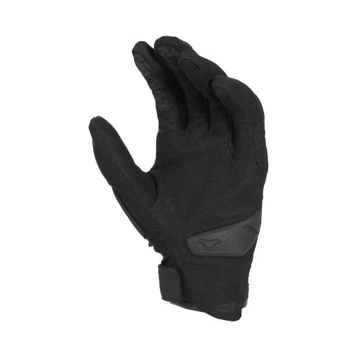 Macna Darko Black Glove for motorcycle riding rear view