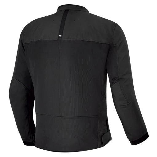 Shima OPENAIR Men Black Mesh Jacket for motorcycle rear view