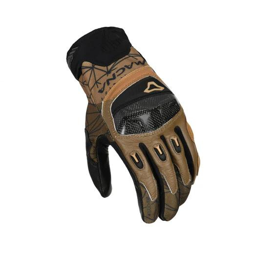 Macna Rocco Black/Brown/Silver Glove for motorcycles main