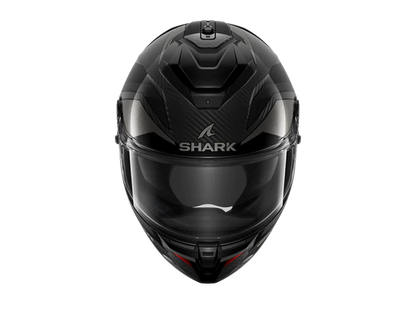 Shark Spartan GT Pro Carbon Ritmo Black Grey Helmet Motorcycle top view