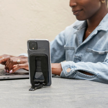 Peak Design Universal Adapter For motorcycles when used with a phone stand